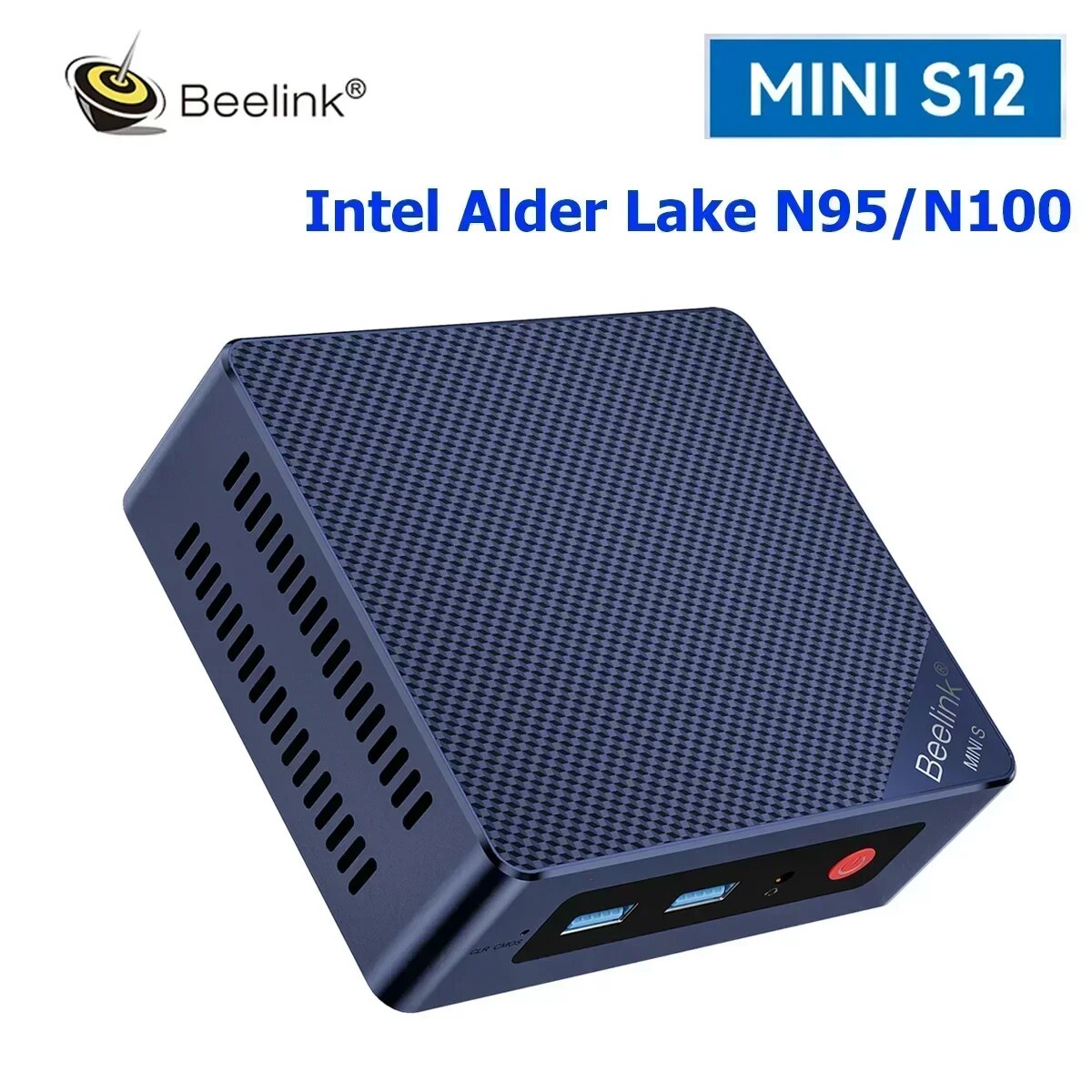 Beelink MiniS12 Beelink S12 Pro  Alder Lake N95 N100 ̴ PC,  11, DDR4, 8GB 256GB 16GB 500GB SSD,  5, BT4.2